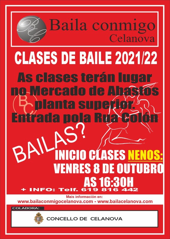 CLASES DE BAILE PARA NENOS EN CELANOVA